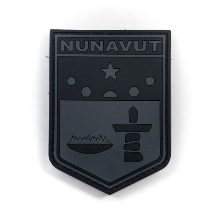 TACTICAL INNOVATIONS: Nunavut Territorial Shield PVC Patch – Multicolour Collection