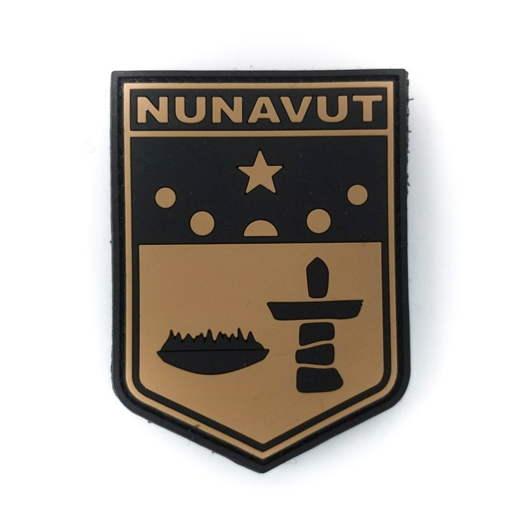TACTICAL INNOVATIONS: Nunavut Territorial Shield PVC Patch – Multicolour Collection