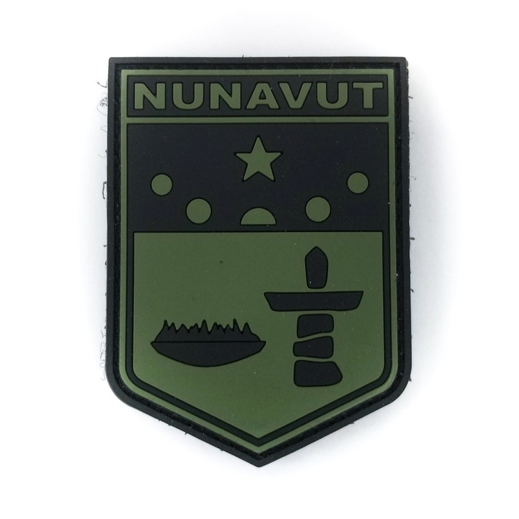 TACTICAL INNOVATIONS: Nunavut Territorial Shield PVC Patch – Multicolour Collection