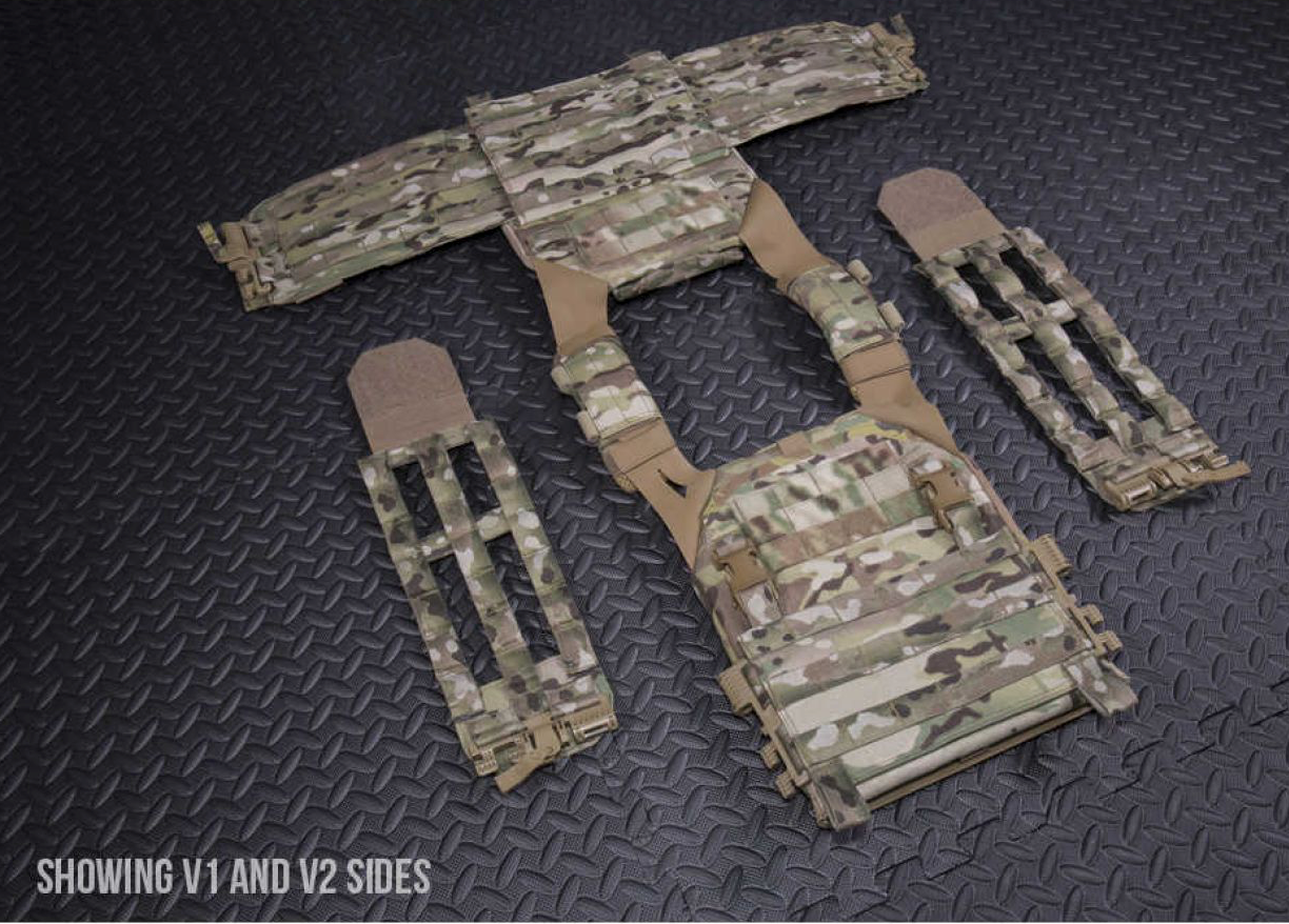 WARRIOR ASSAULT: Warrior LPC (Low Profile Carrier) V1 Plate Carrier w/ Solid Sides