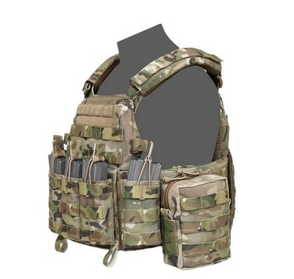 WARRIOR ASSAULT: DCS Special Forces Plate Carrier, Base w/ 5 Open Mags, 2 Utility Pouches