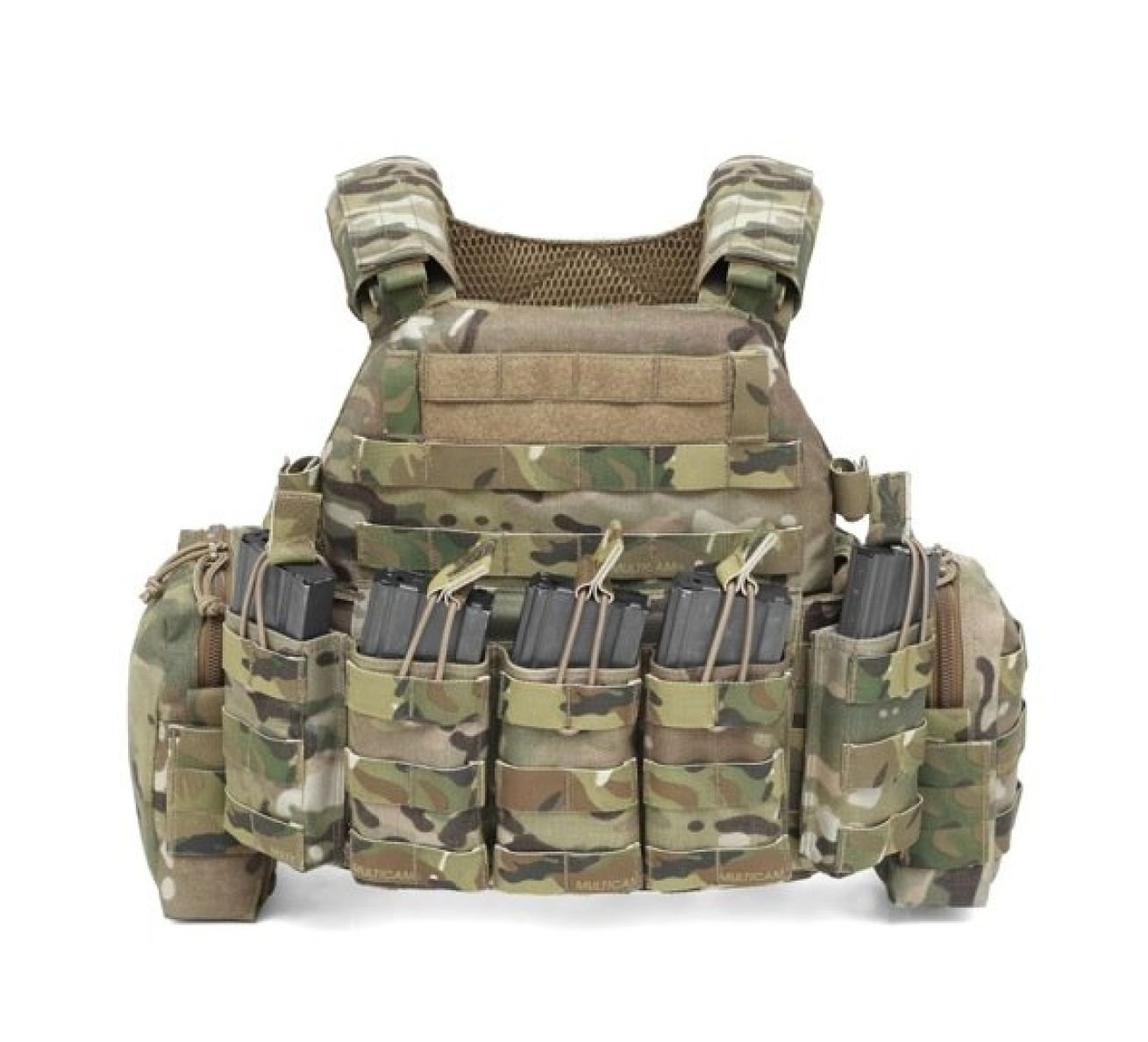 WARRIOR ASSAULT: DCS Special Forces Plate Carrier, Base w/ 5 Open Mags, 2 Utility Pouches