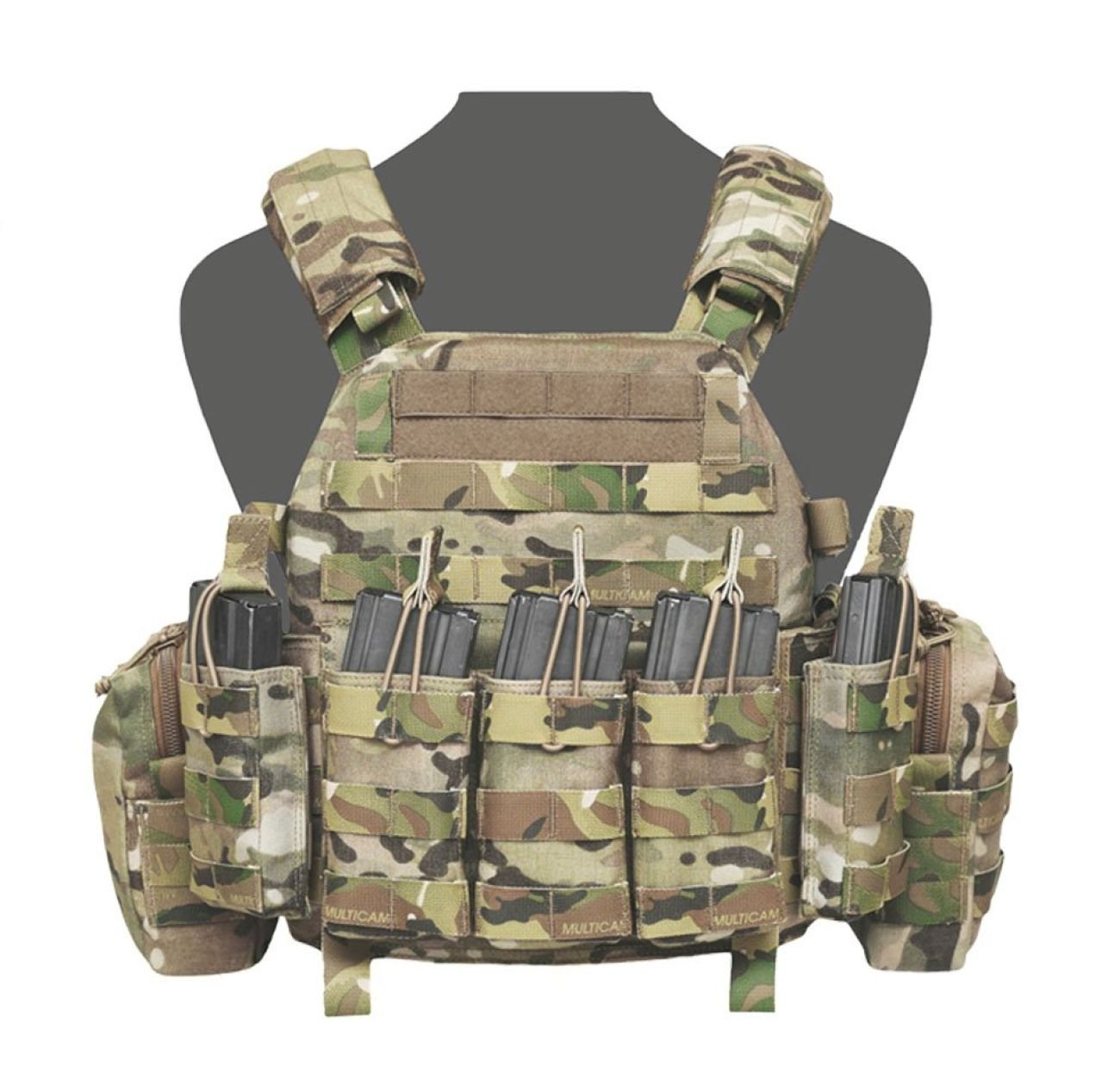 WARRIOR ASSAULT: DCS Special Forces Plate Carrier, Base w/ 5 Open Mags, 2 Utility Pouches