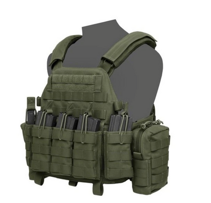 WARRIOR ASSAULT: DCS Special Forces Plate Carrier, Base w/ 5 Open Mags, 2 Utility Pouches