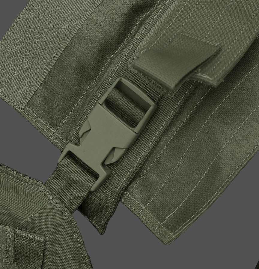 WARRIOR ASSAULT: DCS Special Forces Plate Carrier, Base w/ 5 Open Mags, 2 Utility Pouches