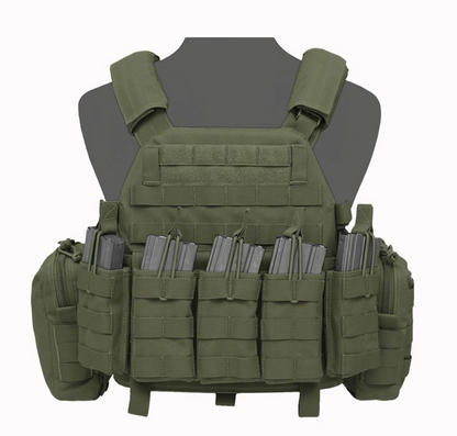 WARRIOR ASSAULT: DCS Special Forces Plate Carrier, Base w/ 5 Open Mags, 2 Utility Pouches