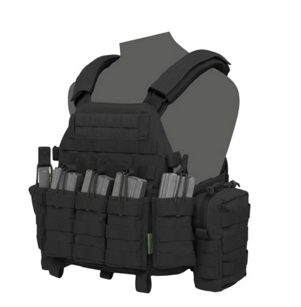 WARRIOR ASSAULT: DCS Special Forces Plate Carrier, Base w/ 5 Open Mags, 2 Utility Pouches