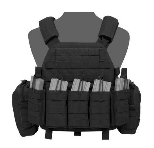 WARRIOR ASSAULT: DCS Special Forces Plate Carrier, Base w/ 5 Open Mags, 2 Utility Pouches