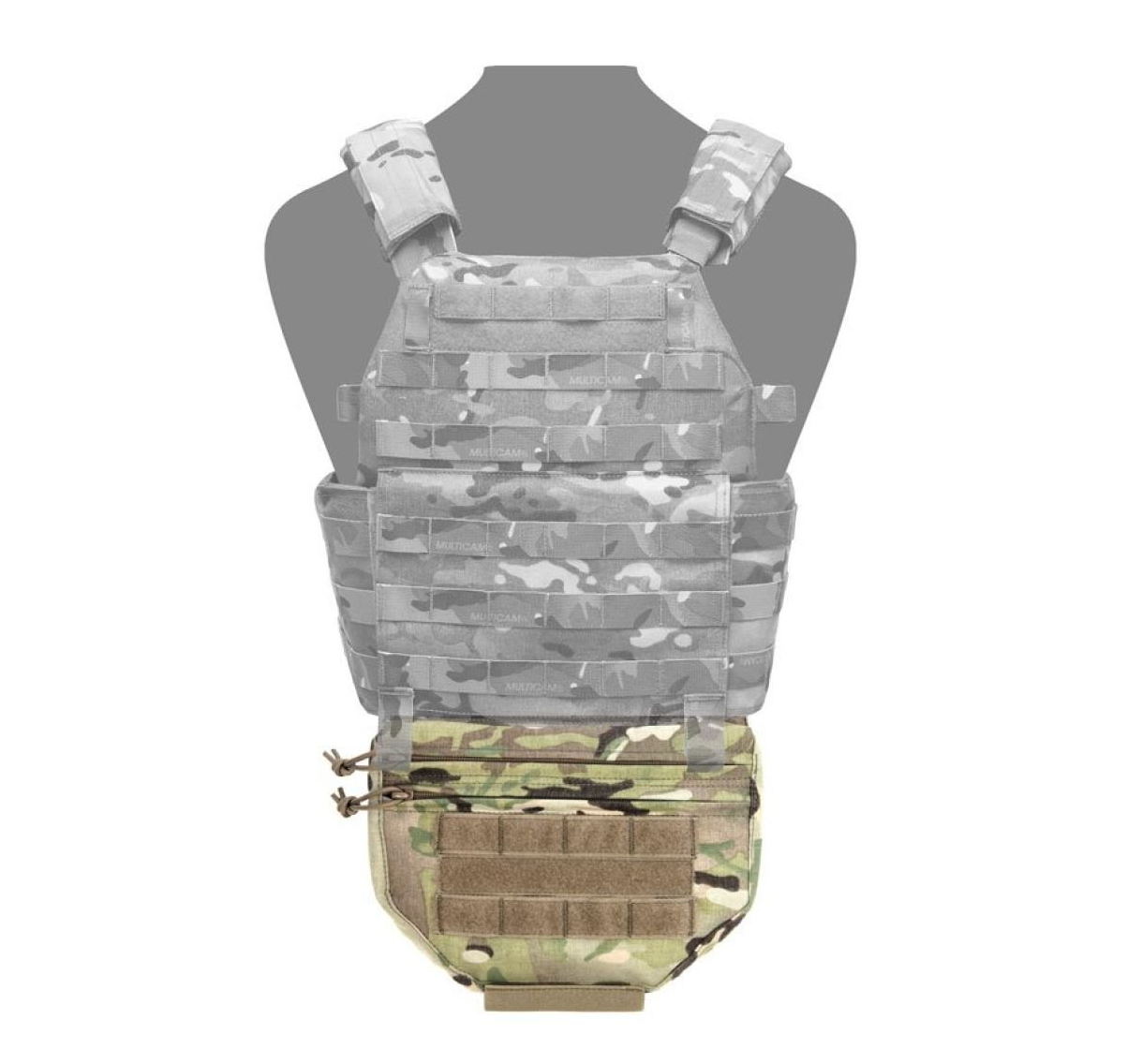 WARRIOR ASSAULT: DCS Special Forces Plate Carrier Combo, Base w/ Covered 5.56 M4 Mag Pouches, 2 Utility Pouches