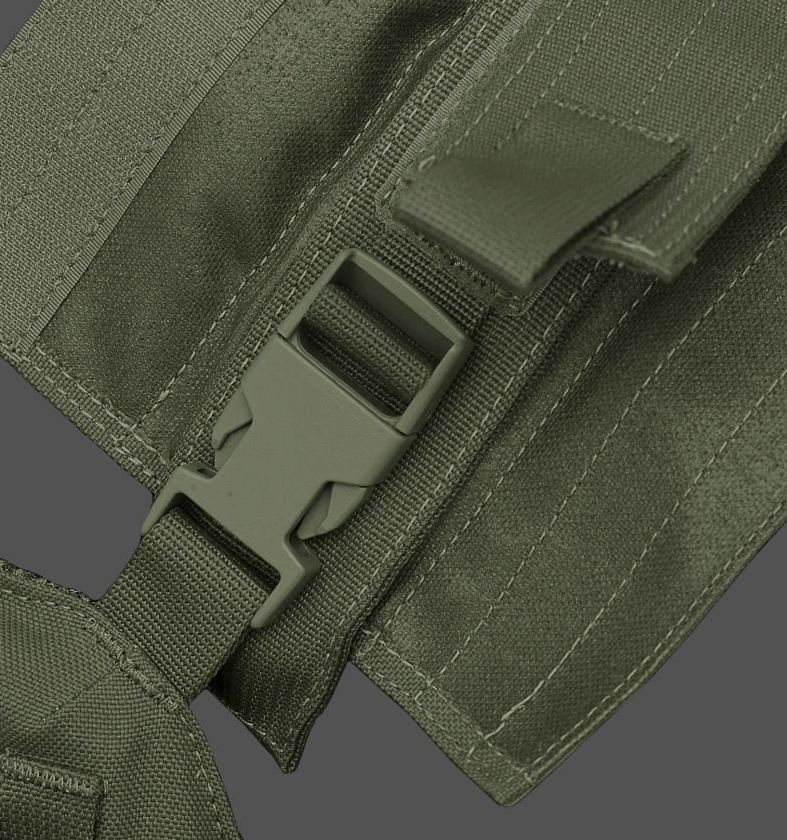 WARRIOR ASSAULT: DCS Special Forces Plate Carrier Combo, Base w/ Covered 5.56 M4 Mag Pouches, 2 Utility Pouches