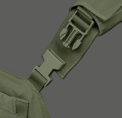 WARRIOR ASSAULT: DCS Special Forces Plate Carrier Combo, Base w/ Covered 5.56 M4 Mag Pouches, 2 Utility Pouches