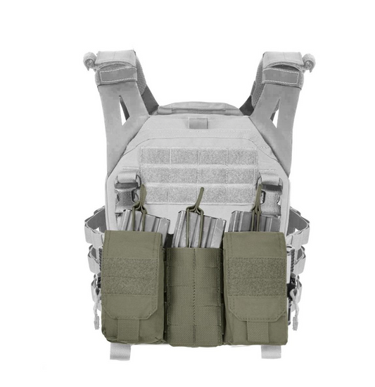 WARRIOR ASSAULT: Detachable Front Panel MK1 (3 x 5.56 Mag Pouches and 2 Utility Pouches)