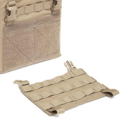 WARRIOR ASSAULT: Detachable Front Panel Plain MOLLE