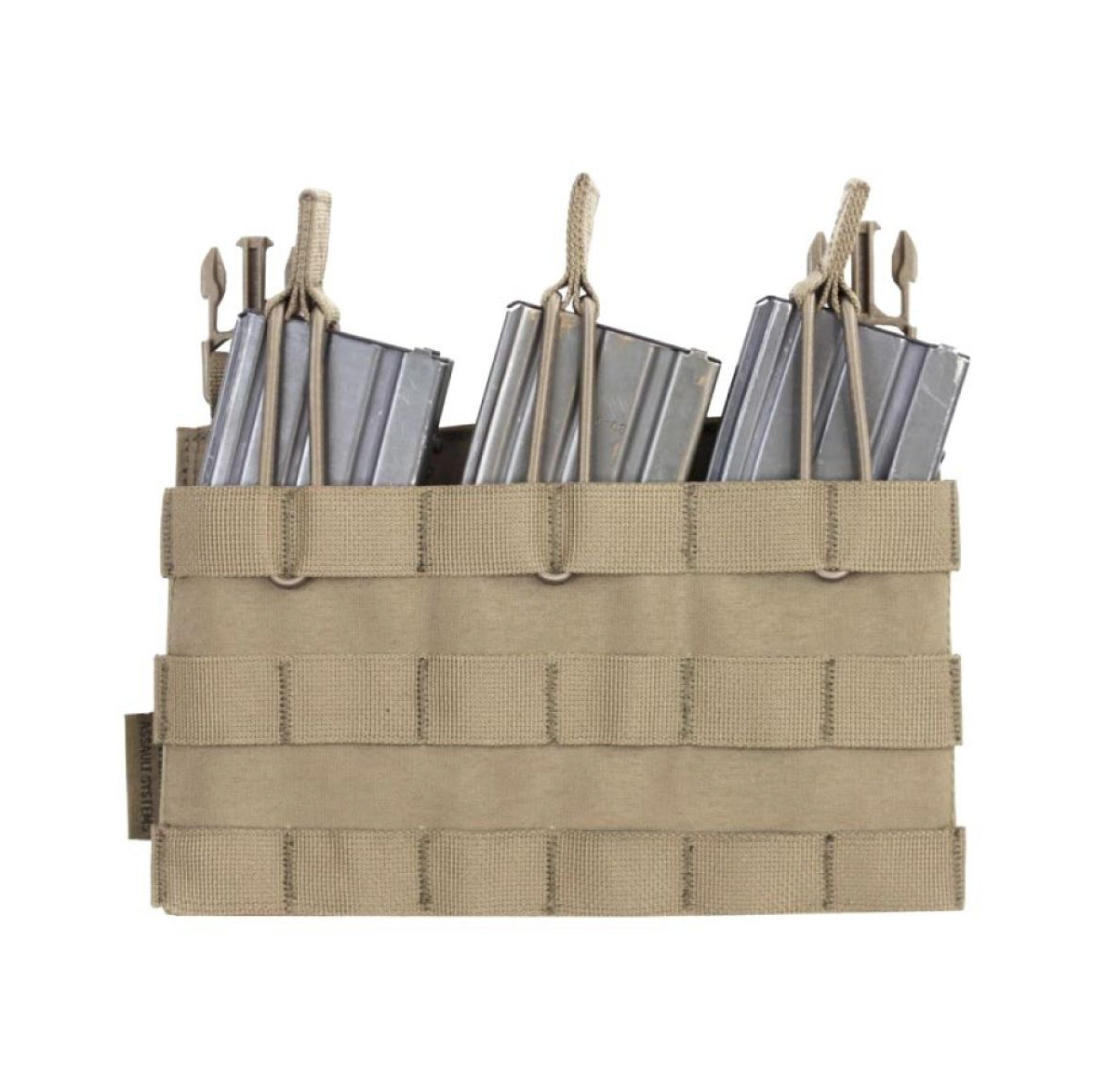 WARRIOR ASSAULT: Detachable Triple MOLLE Mag Pouch