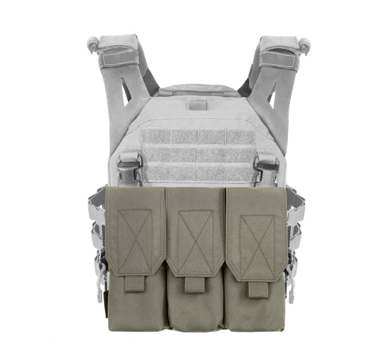 WARRIOR ASSAULT: Removable Triple Covered M4 Pouch