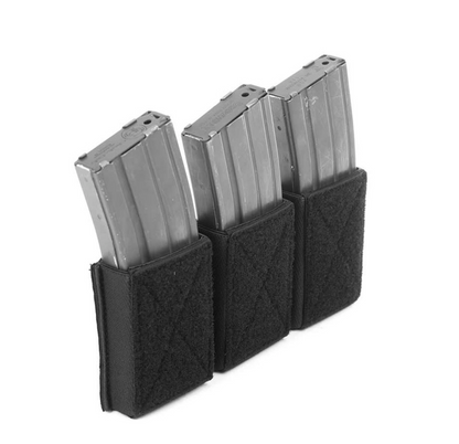WARRIOR ASSAULT: CPC TVMP Covert Plate Carrier w/ Triple 5.56 Open Velcro Mag Pouch