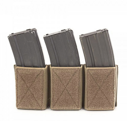 WARRIOR ASSAULT: CPC TVMP Covert Plate Carrier w/ Triple 5.56 Open Velcro Mag Pouch