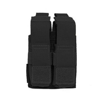 WARRIOR ASSAULT: Double 9mm Pistol Direct Action (DA) Mag Pouch