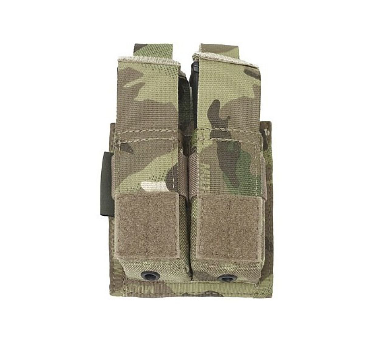 WARRIOR ASSAULT: Double 9mm Pistol Direct Action (DA) Mag Pouch