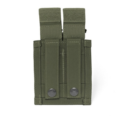 WARRIOR ASSAULT: Double 9mm Pistol Direct Action (DA) Mag Pouch