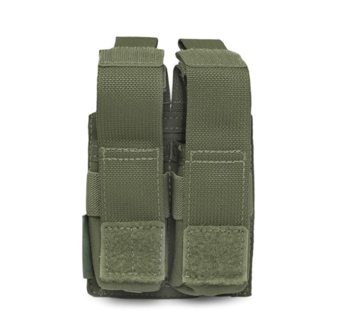 WARRIOR ASSAULT: Double 9mm Pistol Direct Action (DA) Mag Pouch