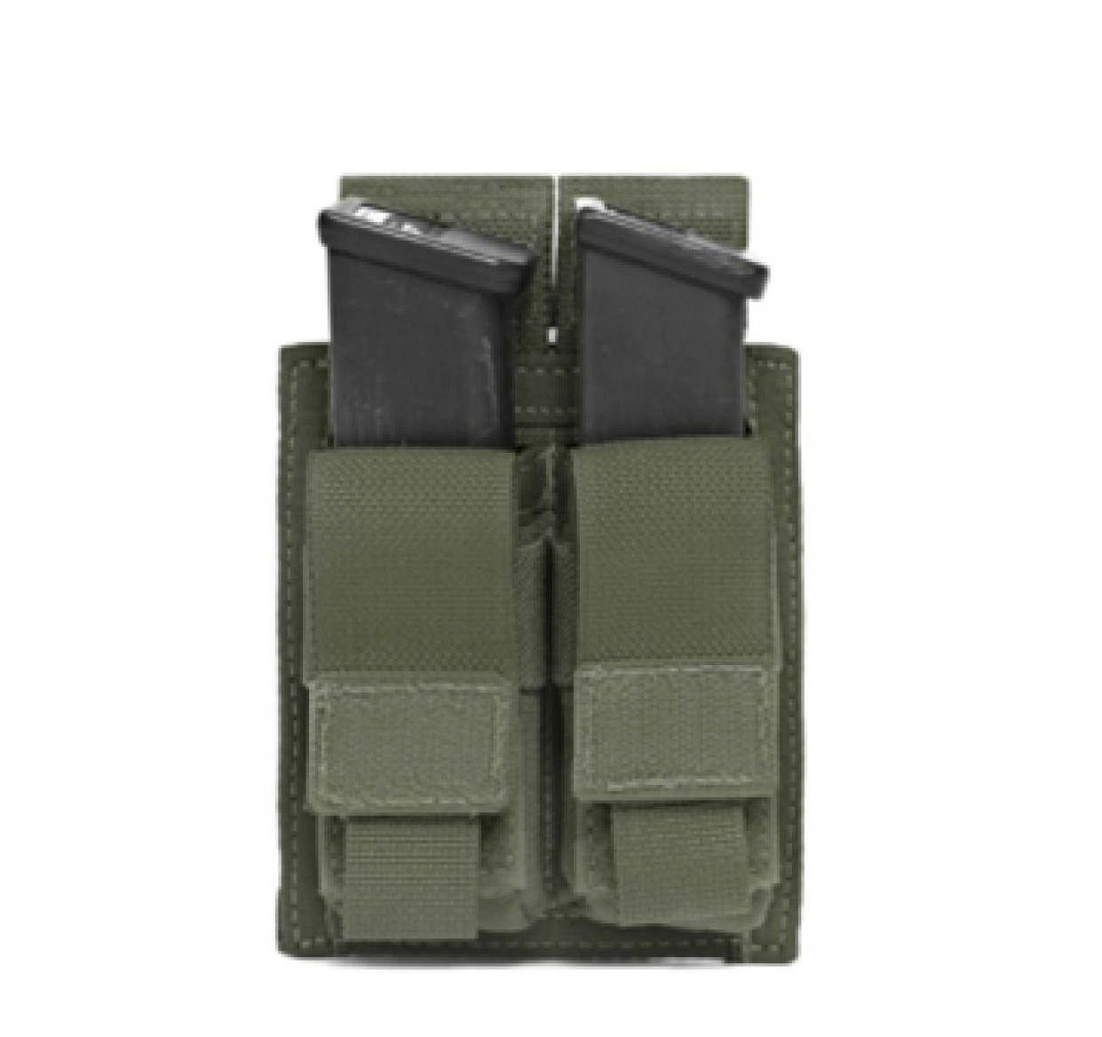 WARRIOR ASSAULT: Double 9mm Pistol Direct Action (DA) Mag Pouch