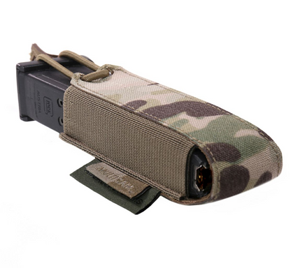 WARRIOR ASSAULT: Laser Cut Single Bungee Pistol Pouch