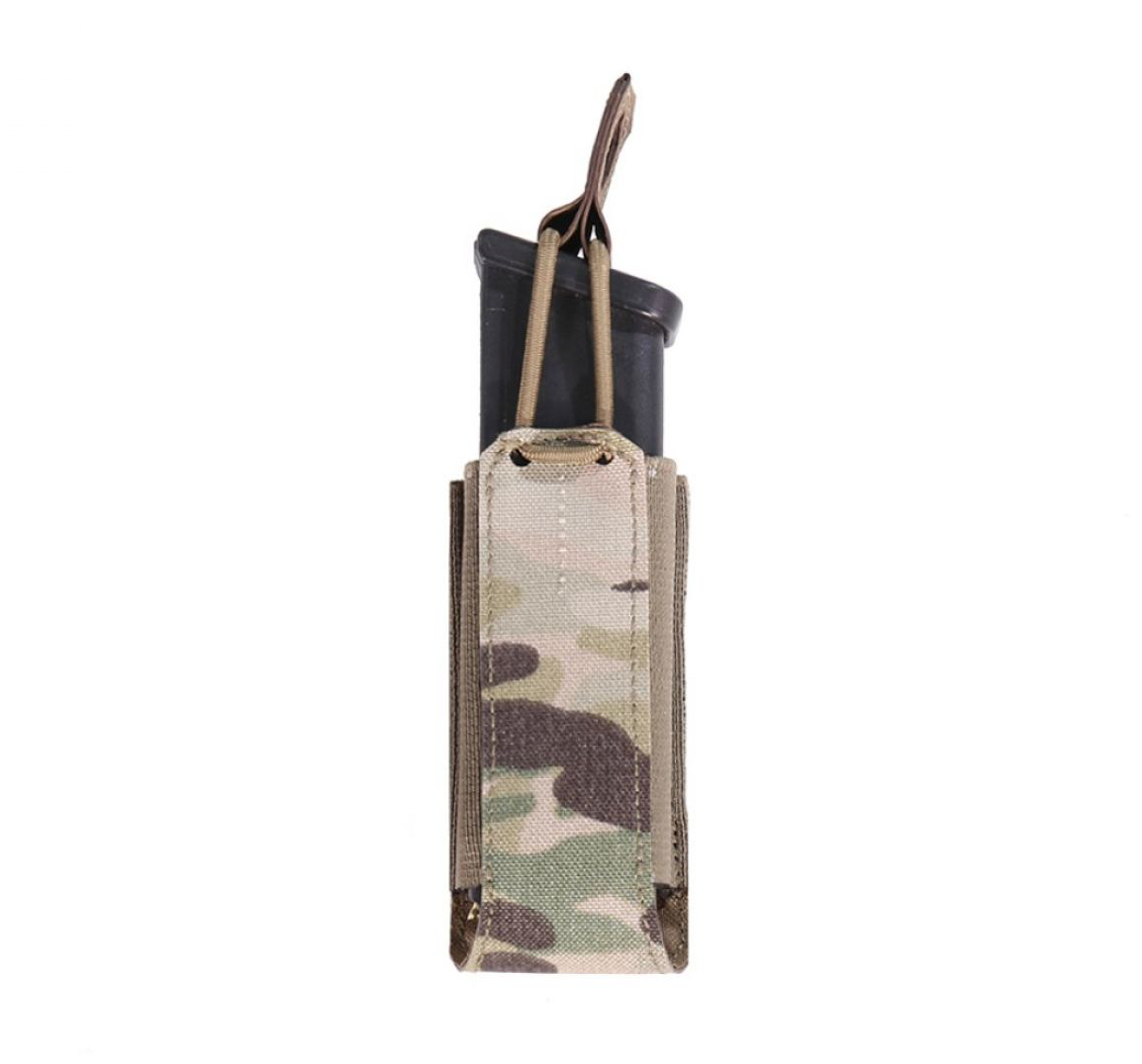WARRIOR ASSAULT: Laser Cut Single Bungee Pistol Pouch