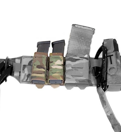 WARRIOR ASSAULT: Laser Cut Single Snap Mag Pouch 9mm Short