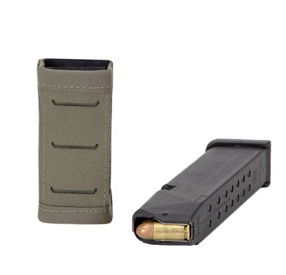 WARRIOR ASSAULT: Laser Cut Single Snap Mag Pouch 9mm Short