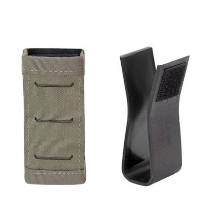 WARRIOR ASSAULT: Laser Cut Single Snap Mag Pouch 9mm Short