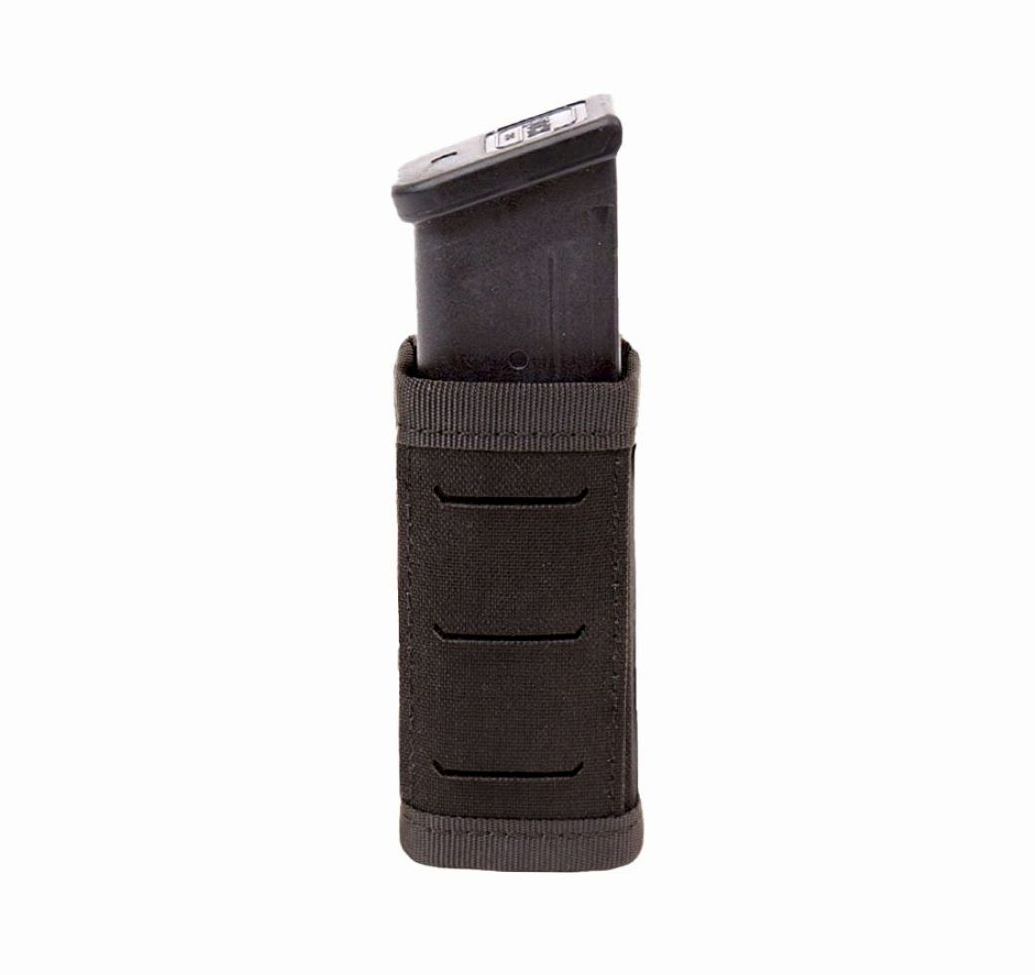 WARRIOR ASSAULT: Laser Cut Single Snap Mag Pouch 9mm Short