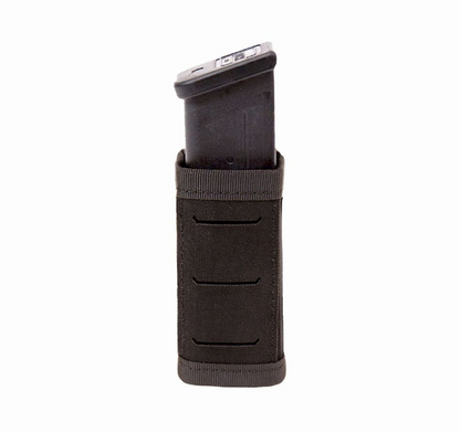 WARRIOR ASSAULT: Laser Cut Single Snap Mag Pouch 9mm Short