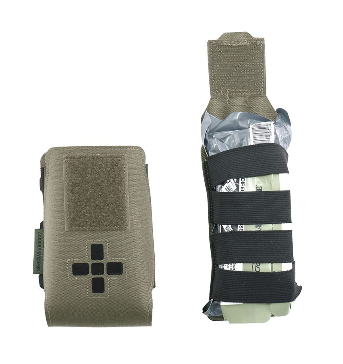 WARRIOR ASSAULT: Laser Cut Small Horizontal Individual First Aid Kit (IFAK)