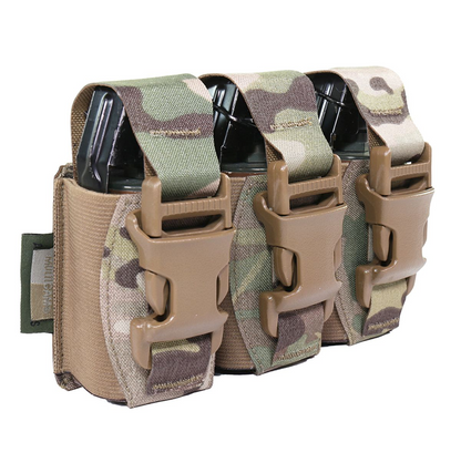 WARRIOR ASSAULT: Laser Cut Triple 40mm Flash Bang Pouch