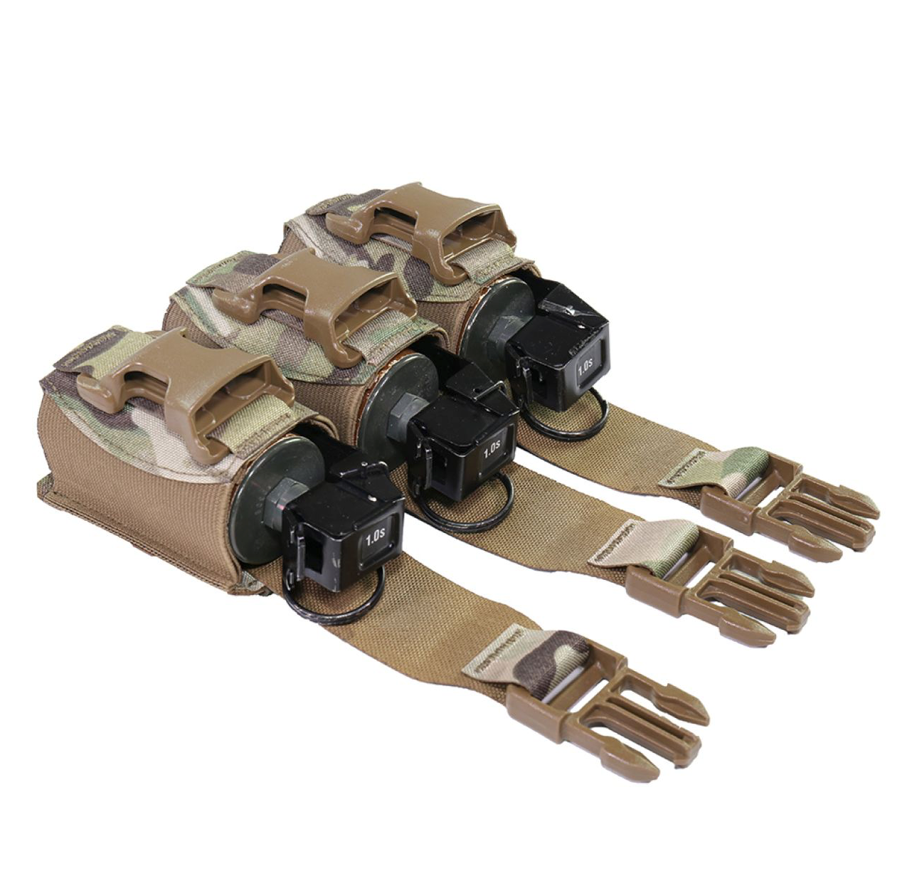 WARRIOR ASSAULT: Laser Cut Triple 40mm Flash Bang Pouch
