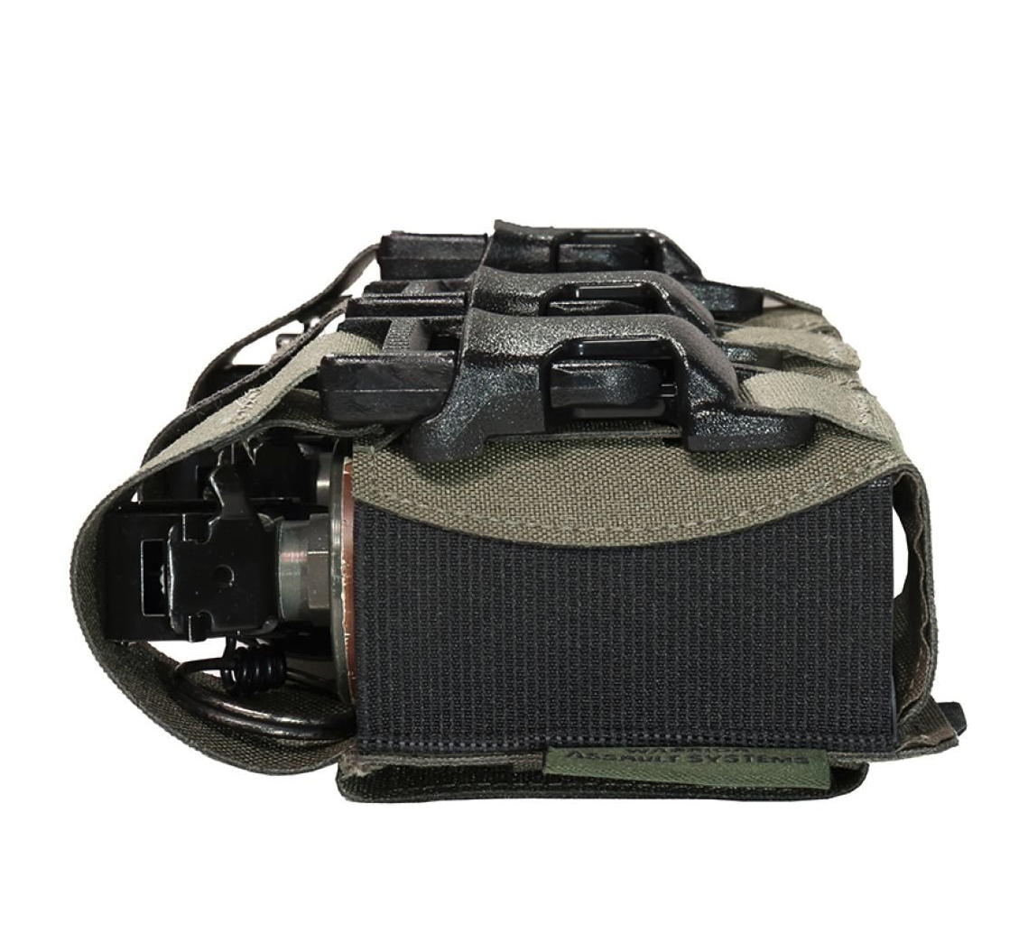WARRIOR ASSAULT: Laser Cut Triple 40mm Flash Bang Pouch