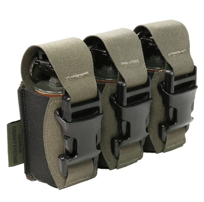 WARRIOR ASSAULT: Laser Cut Triple 40mm Flash Bang Pouch