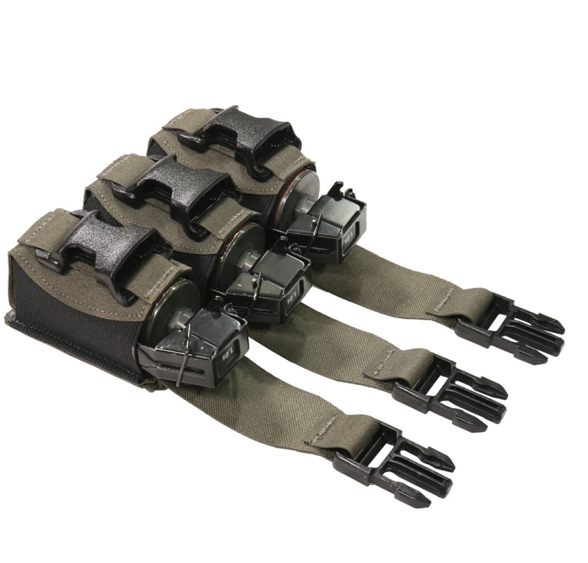 WARRIOR ASSAULT: Laser Cut Triple 40mm Flash Bang Pouch