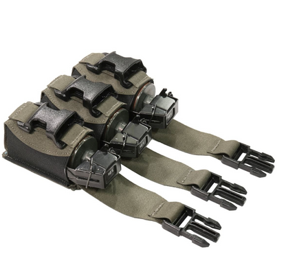 WARRIOR ASSAULT: Laser Cut Triple 40mm Flash Bang Pouch