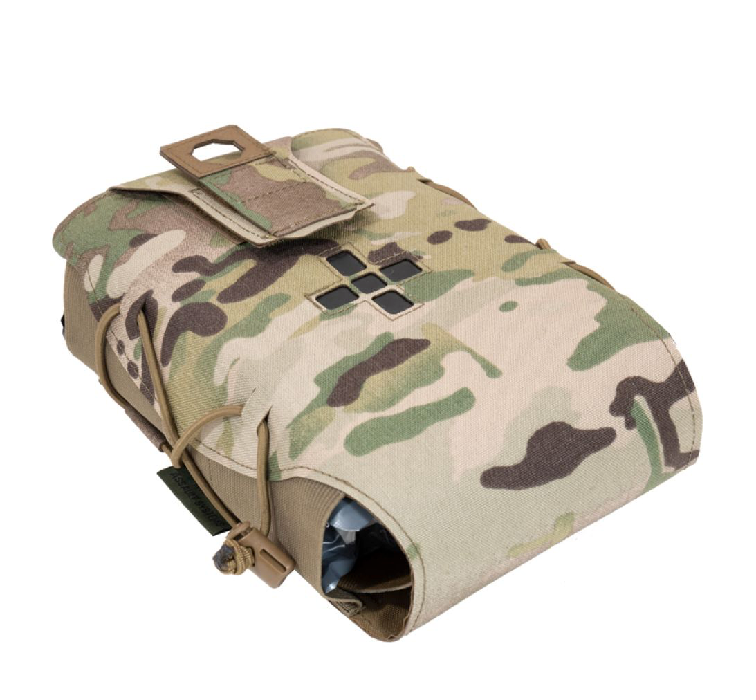 WARRIOR ASSAULT: Laser Cut Large Horizontal Individual First Aid Kit (IFAK)
