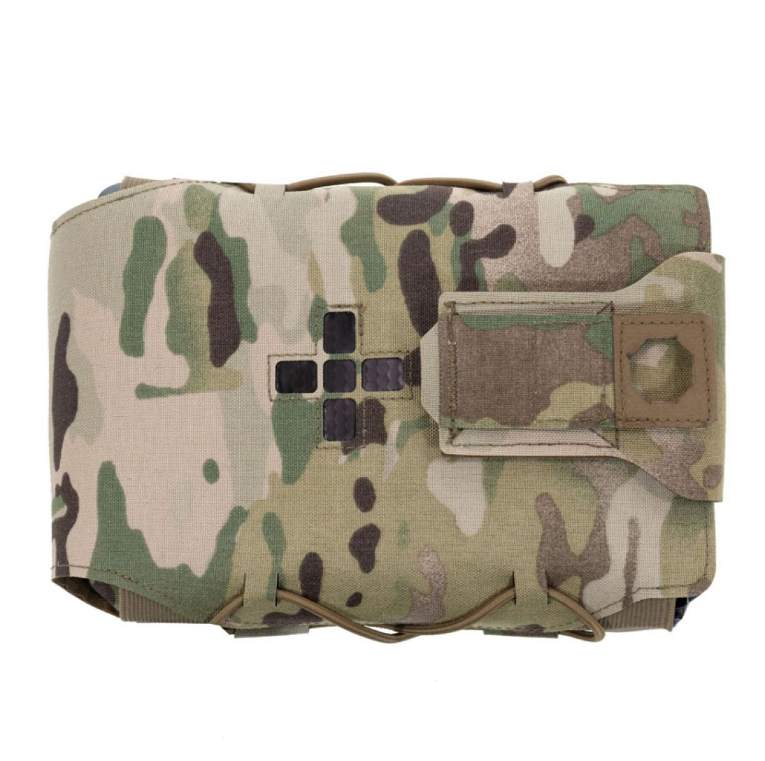 WARRIOR ASSAULT: Laser Cut Large Horizontal Individual First Aid Kit (IFAK)