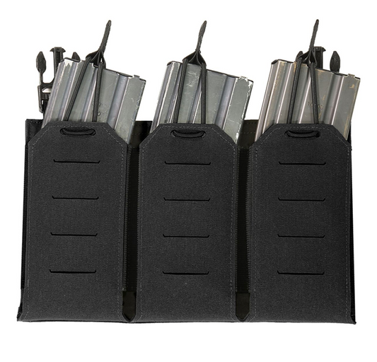 WARRIOR ASSAULT: Laser Cut Detachable Triple Bungee 5.56 Panel