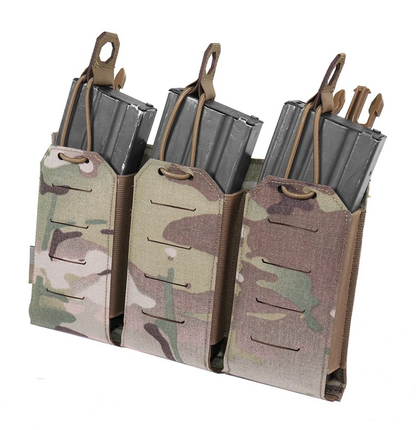WARRIOR ASSAULT: Laser Cut Detachable Triple Bungee 5.56 Panel