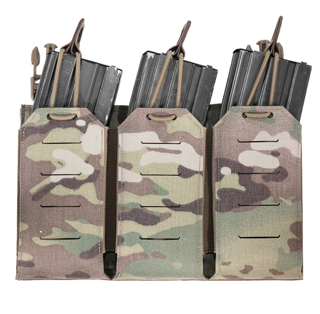 WARRIOR ASSAULT: Laser Cut Detachable Triple Bungee 5.56 Panel