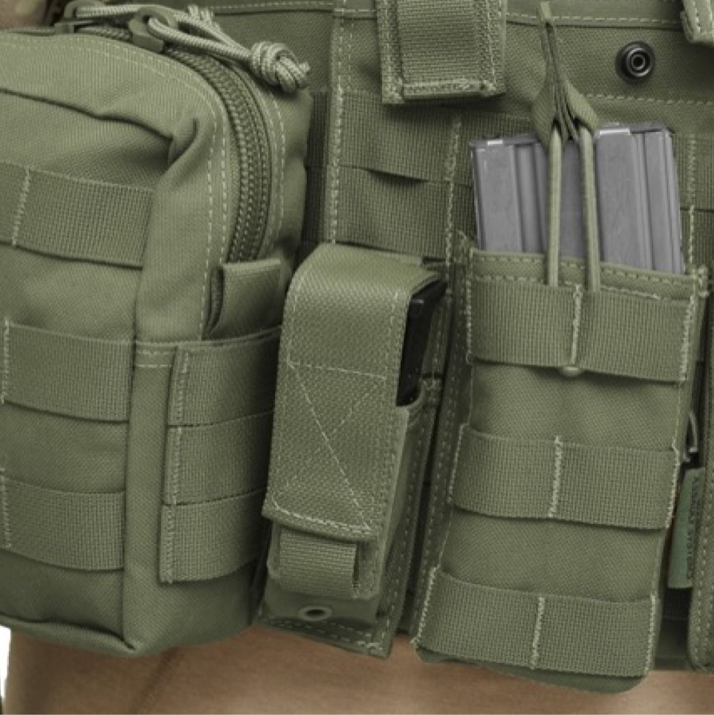 WARRIOR ASSAULT: Elite Ops Single 9mm Direct Action Mag Pouch