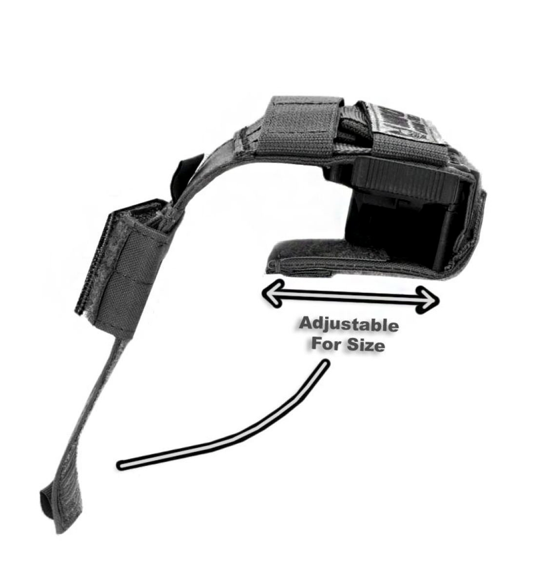WARRIOR ASSAULT: Universal Pistol Holder, Left Hand