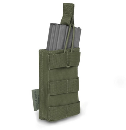 WARRIOR ASSAULT: Single MOLLE 5.56MM Mag with Bungee Retention