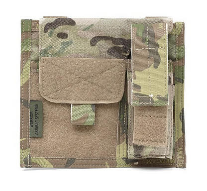 WARRIOR ASSAULT: Large Admin Panel with MOLLE Pistol/Flashlight Pouch