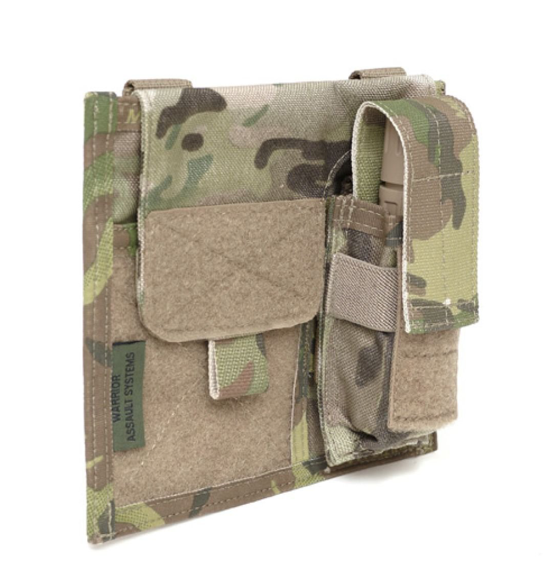 WARRIOR ASSAULT: Large Admin Panel with MOLLE Pistol/Flashlight Pouch